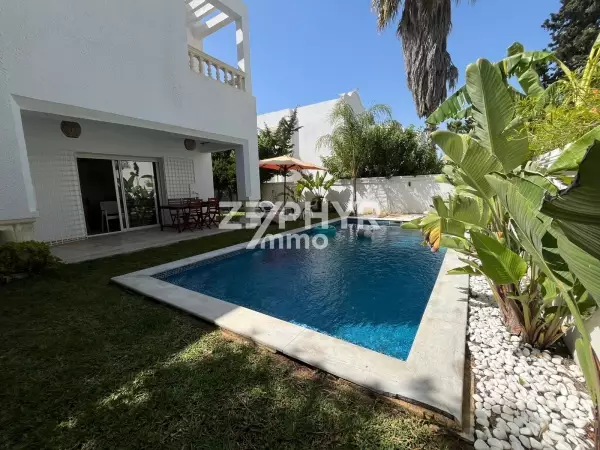 A louer Villa S3 meublée à Hammamet Sud