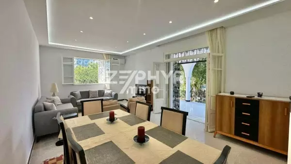 A louer un Rdc de villa meublé à la Marsa